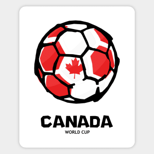 Canada Football Country Flag Magnet